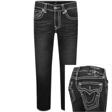 True Religion Rocco Super T Skinny Jeans Black | Mainline Menswear us